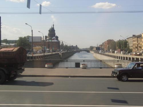 Neva river direct look