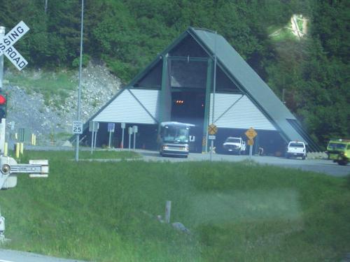 Rail and car crossing