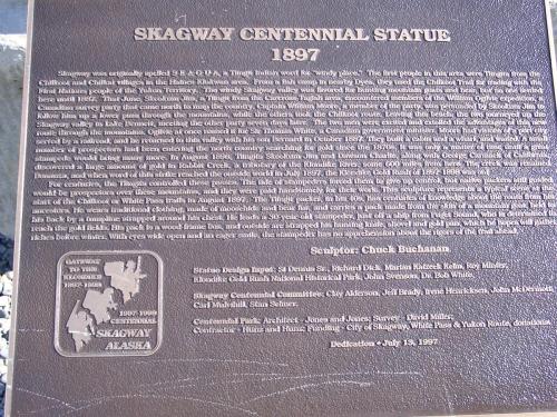 Skagway centenial statues