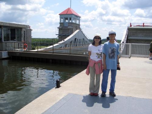 on top of lift lock
